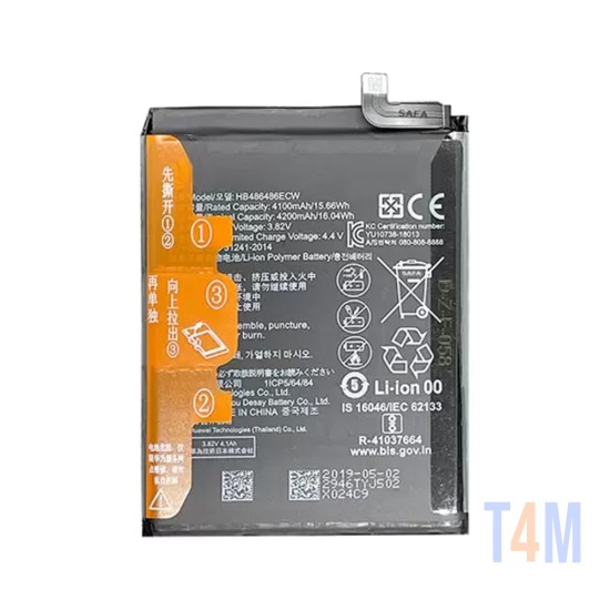 Batería Huawei Mate 20 Pro/P30 Pro HB486486ECW 4100mAh